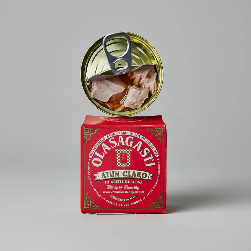 Atún Claro Tronco en Aceite de Oliva - 120g | Olasagasti - Image 4