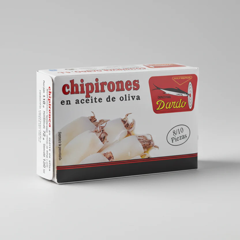 Chipirones Rellenos en Aceite de Oliva Rías Gallegas - 8/10 Unidades | Dardo