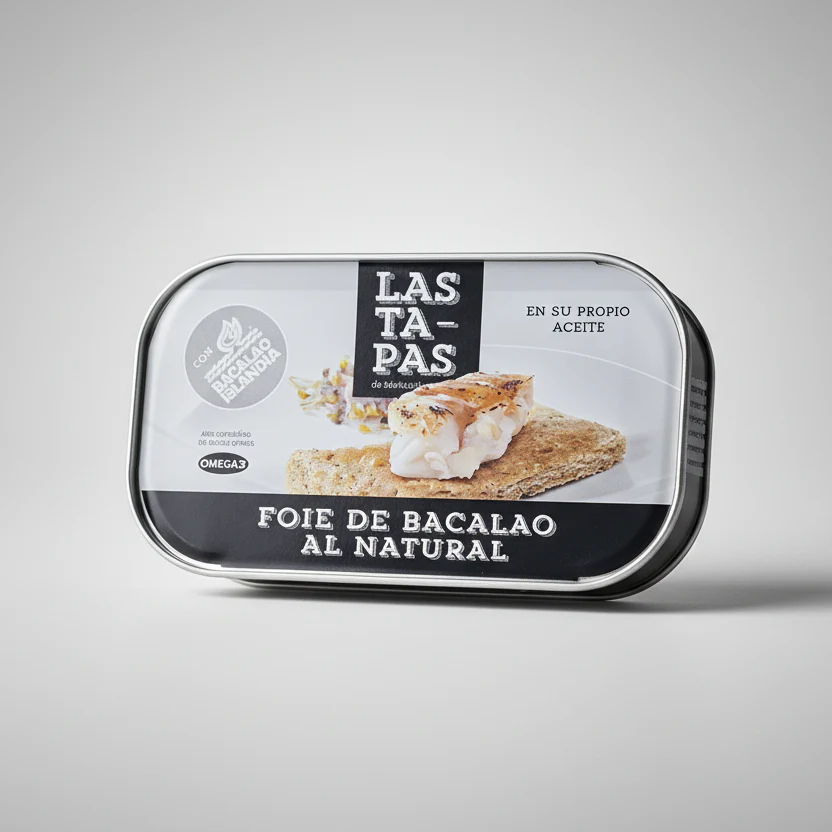 Foie de Bacalao al Natural - 120g | Hígado de Bacalao Ahumado de Islandia - Image 4